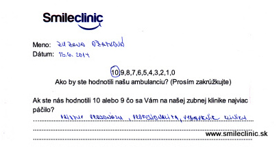 test 5 na SmileClinic
