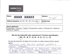 Hodnotenie Smile Clinic
